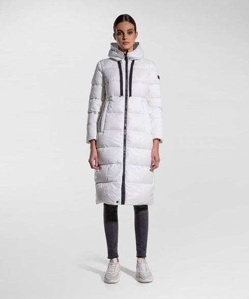 Piumino Donna NUNKIMQE Water Repellent Bianco PEUTEREY- Francavilla Moda